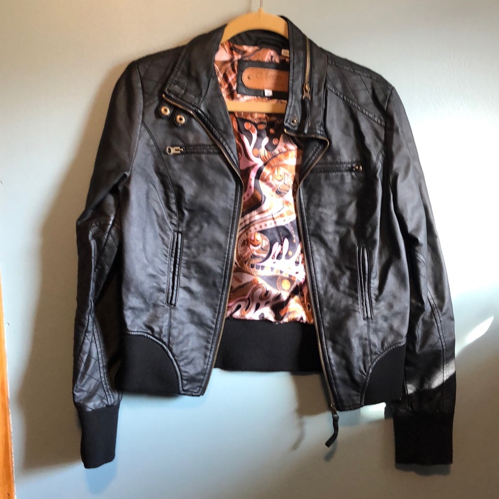 Pleather jacket size large